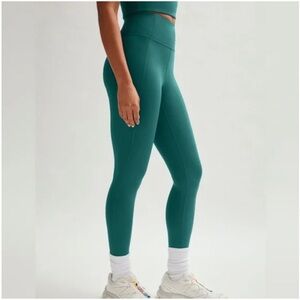 New Girlfriend Collective FLOAT High Waisted Legging Green NWT Women’s Small